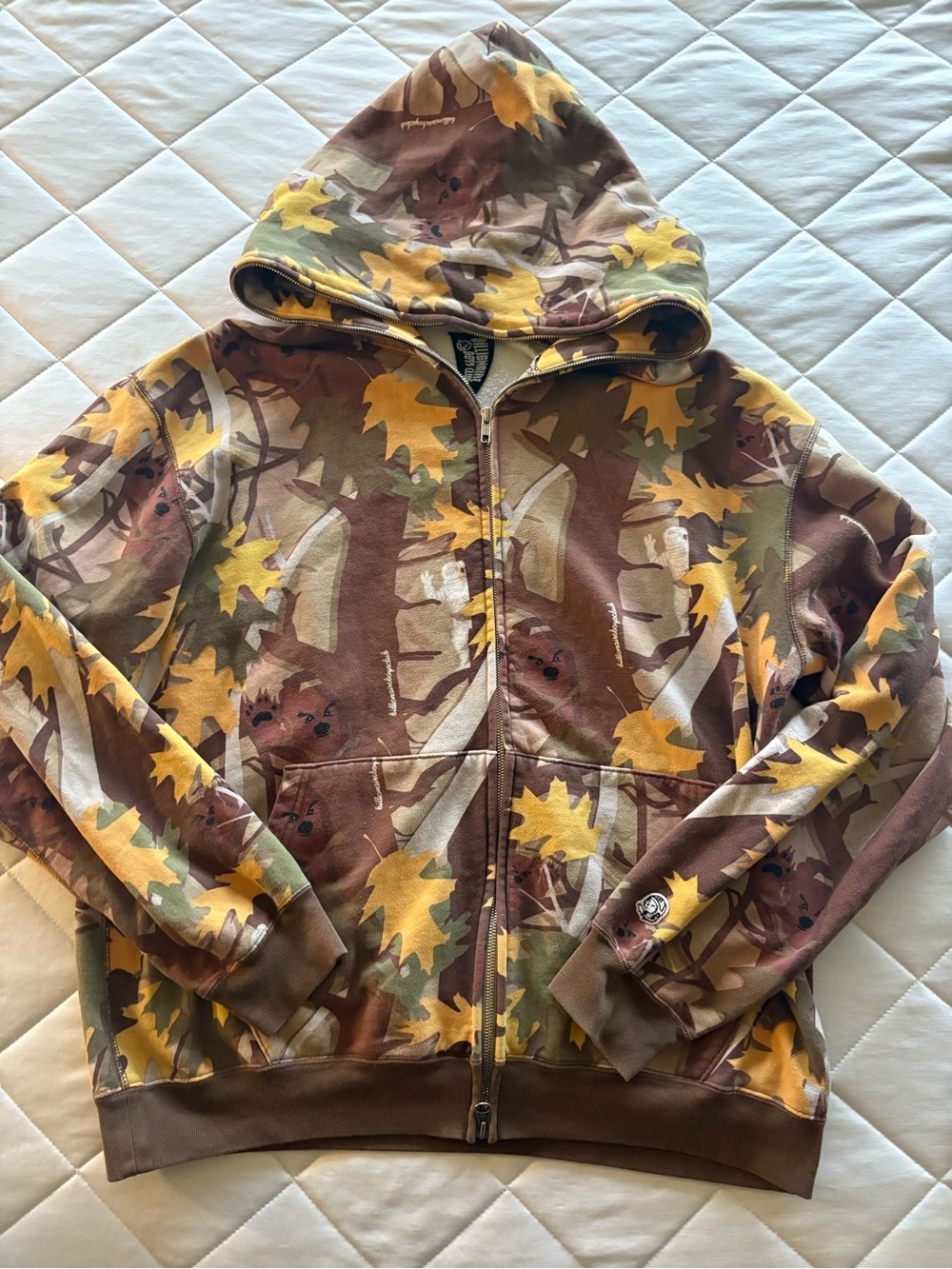 Billionaire Boys Club Woodland Camo Full Zip Hoodie